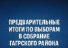 Предварительные итоги по выборам в Собрание Гагрского района