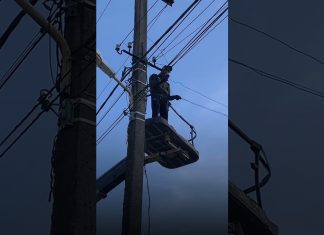 В с. Псахара начаты работы по замене электролиний