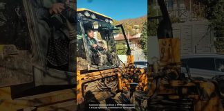 МУП «Водоканал» города Гагра устраняет протечку трубы на улице Генерала Дбар