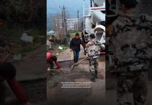 На ул. Адыга, 3-й переулок в Гагре ведутся работы по ремонту дорожного покрытия