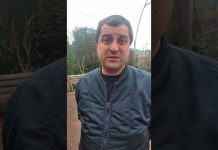 В Парке Славы ведутся работы по восстановлению металлического ограждения, расположенного напротив памятника первого президента Республики Абхазия Владислава Ардзинба