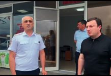 Администрация Гагрского района приобрела автотранспорт для отделения милиции поселка Цандрипш, а так же был проведен ремонт в опорном пункте «Псоу»