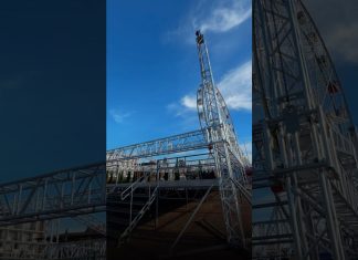 Отдел культуры Гагрского района приобрёл новую сцену размером 10 на 10 метров
