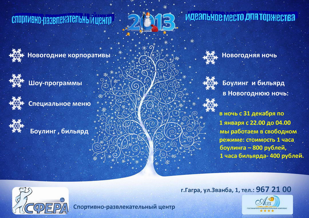 Новый год в Гагре