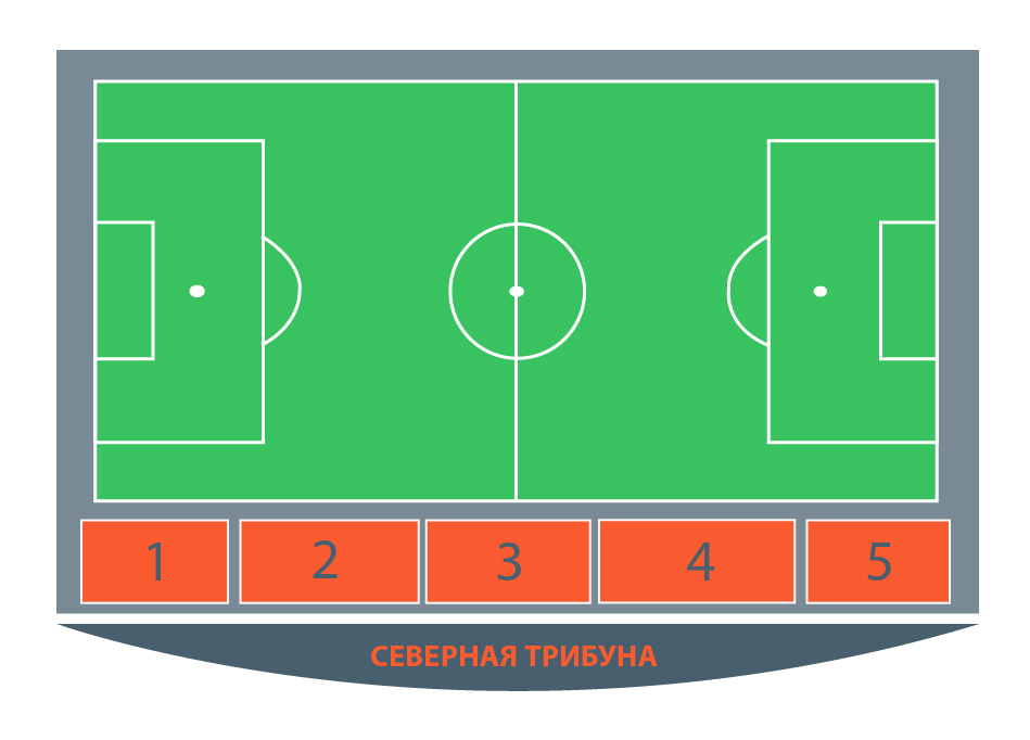 План стадиона в Гагре