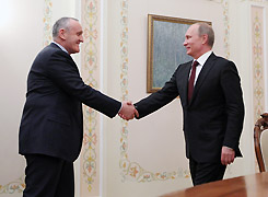 Встреча В.Путина и А. Анкваб в Москве
